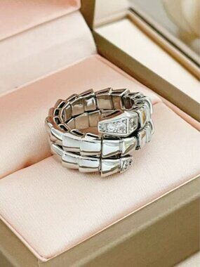Bvlgari silver ring